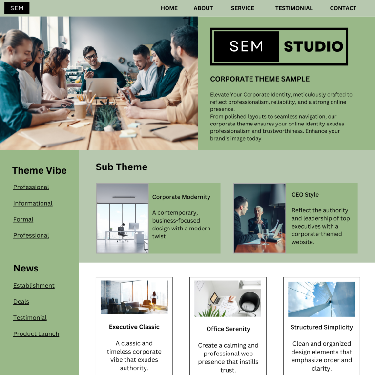 LabSEM WordPress Web design Corporate theme